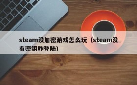steam没加密游戏怎么玩(steam没有密钥咋登陆)