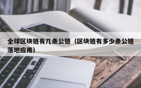 全球区块链有几条公链（区块链有多少条公链落地应用）