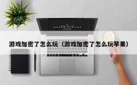 游戏加密了怎么玩(游戏加密了怎么玩苹果)