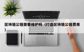 区块链公链需要维护吗(打造区块链公链费用)