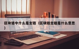 区块链中什么是主链(区块链主链是什么意思)