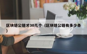 区块链公链才30几个（区块链公链有多少条）