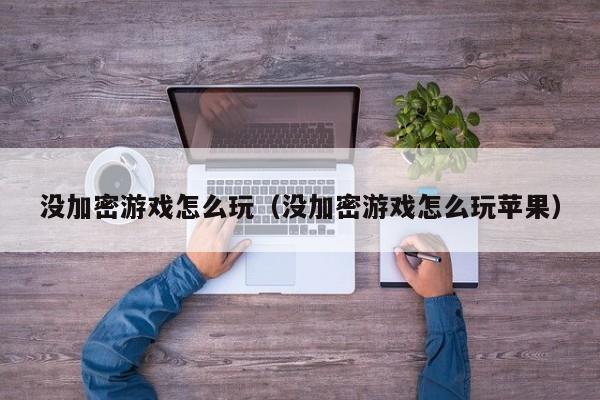 没加密游戏怎么玩（没加密游戏怎么玩苹果）