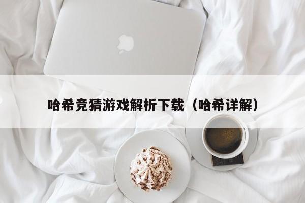 哈希竞猜游戏解析下载（哈希详解）