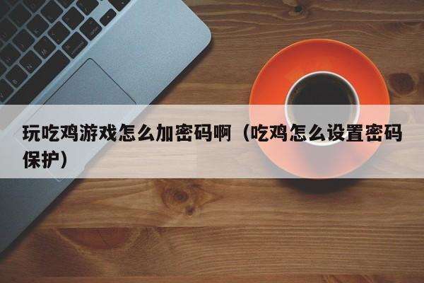 玩吃鸡游戏怎么加密码啊（吃鸡怎么设置密码保护）