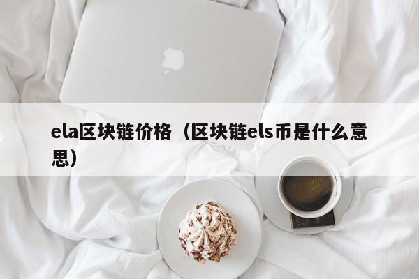 ela区块链价格（区块链els币是什么意思）