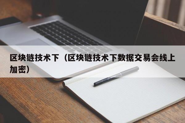 区块链技术下（区块链技术下数据交易会线上加密）
