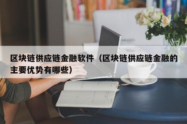 区块链供应链金融软件（区块链供应链金融的主要优势有哪些）